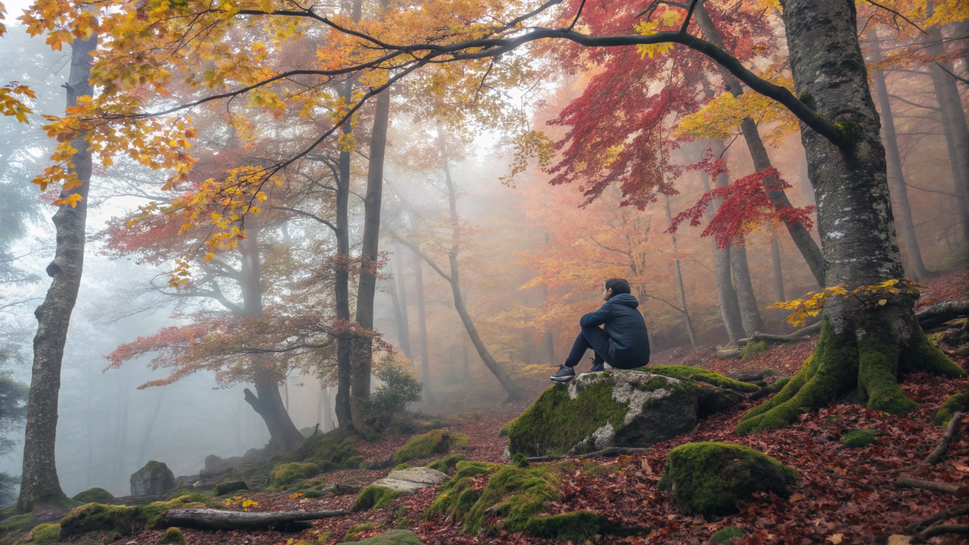 Misty Forest Pause