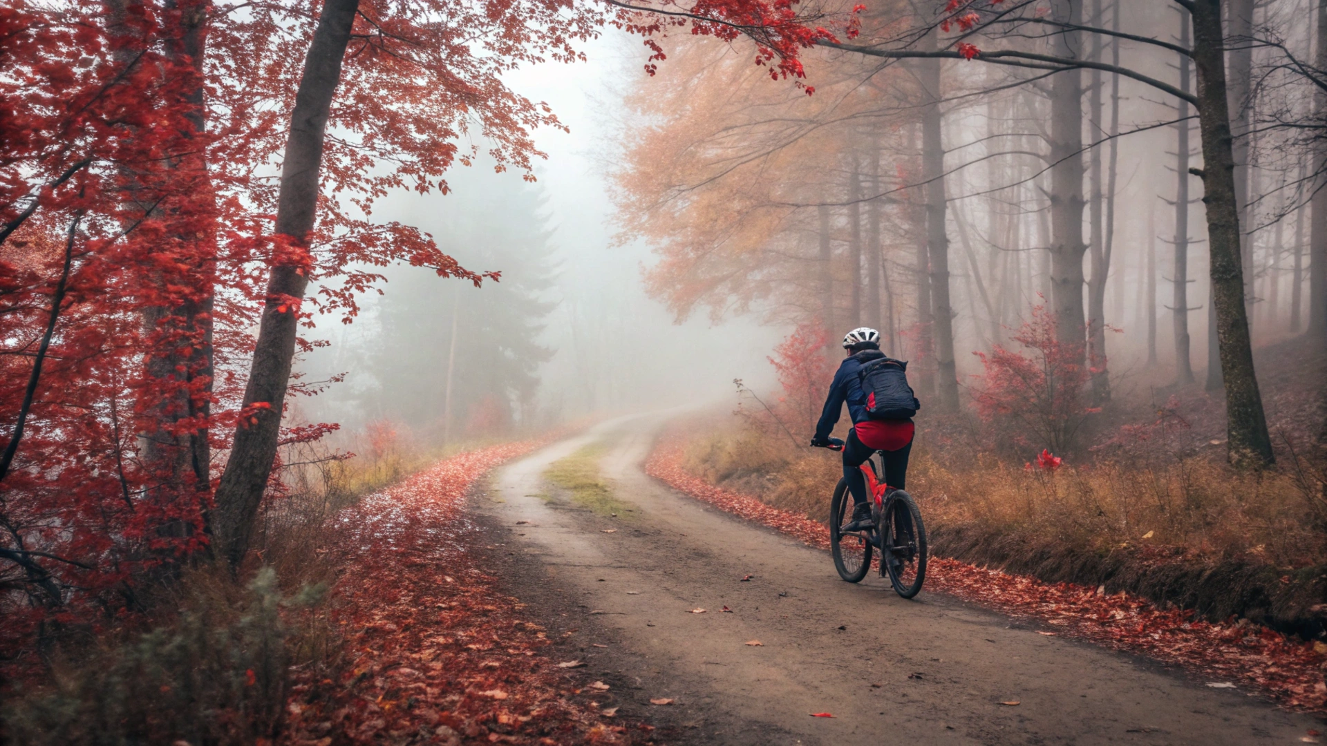 Misty Trail Bike Ride