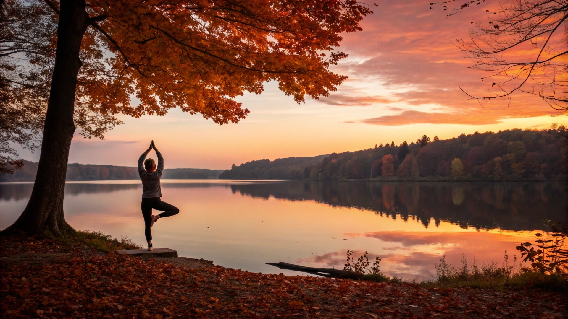 Lakeside Sunset Yoga