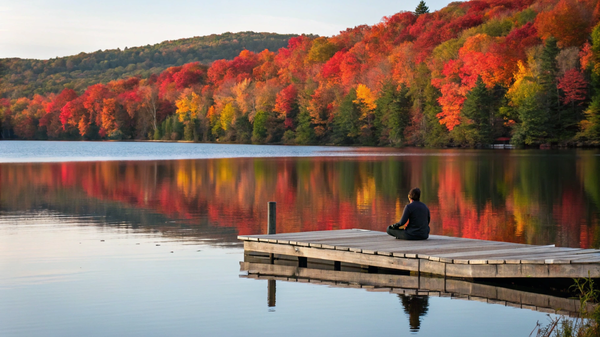 Autumn Lake Serenity