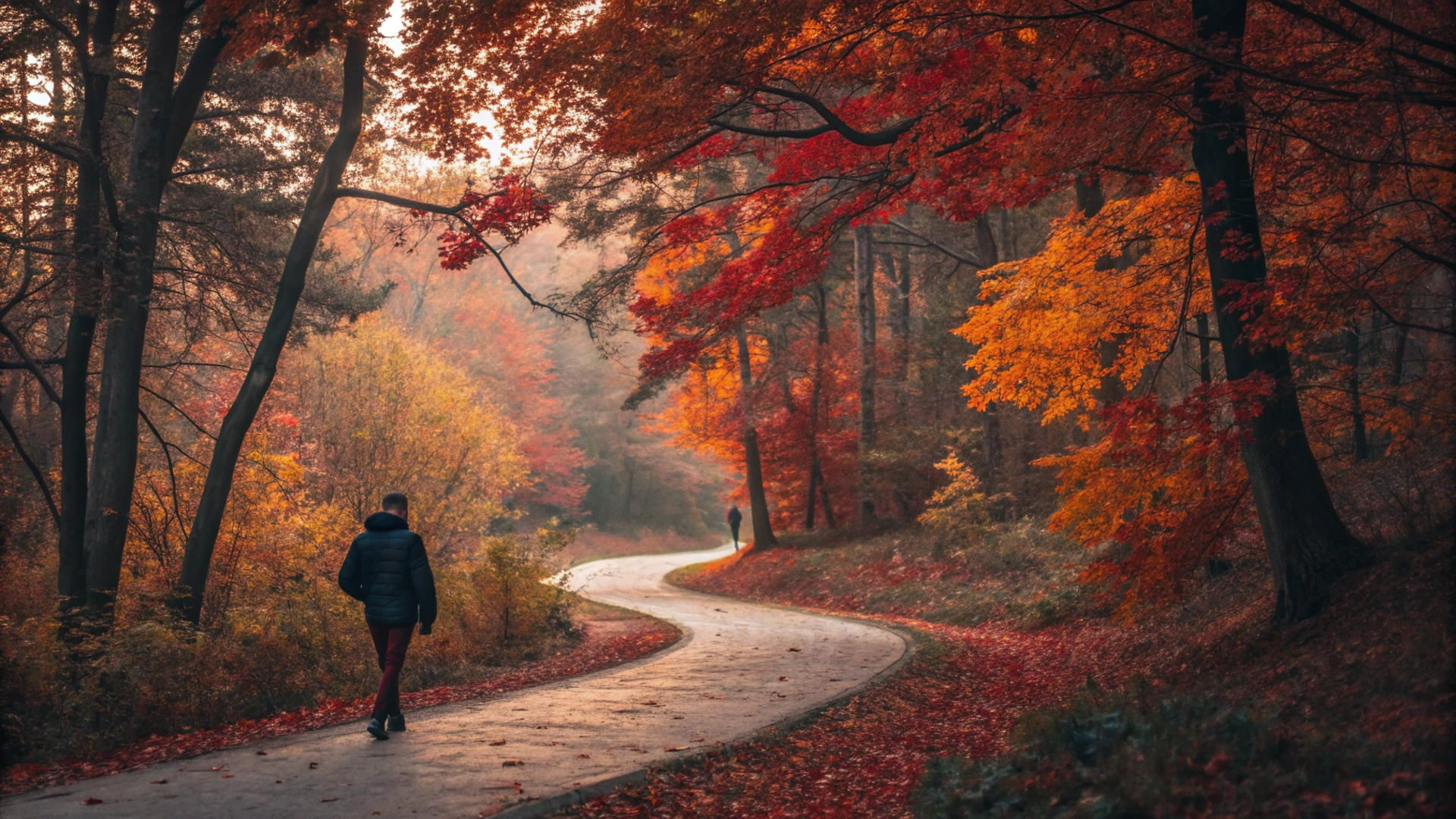 Autumn Path Contemplation