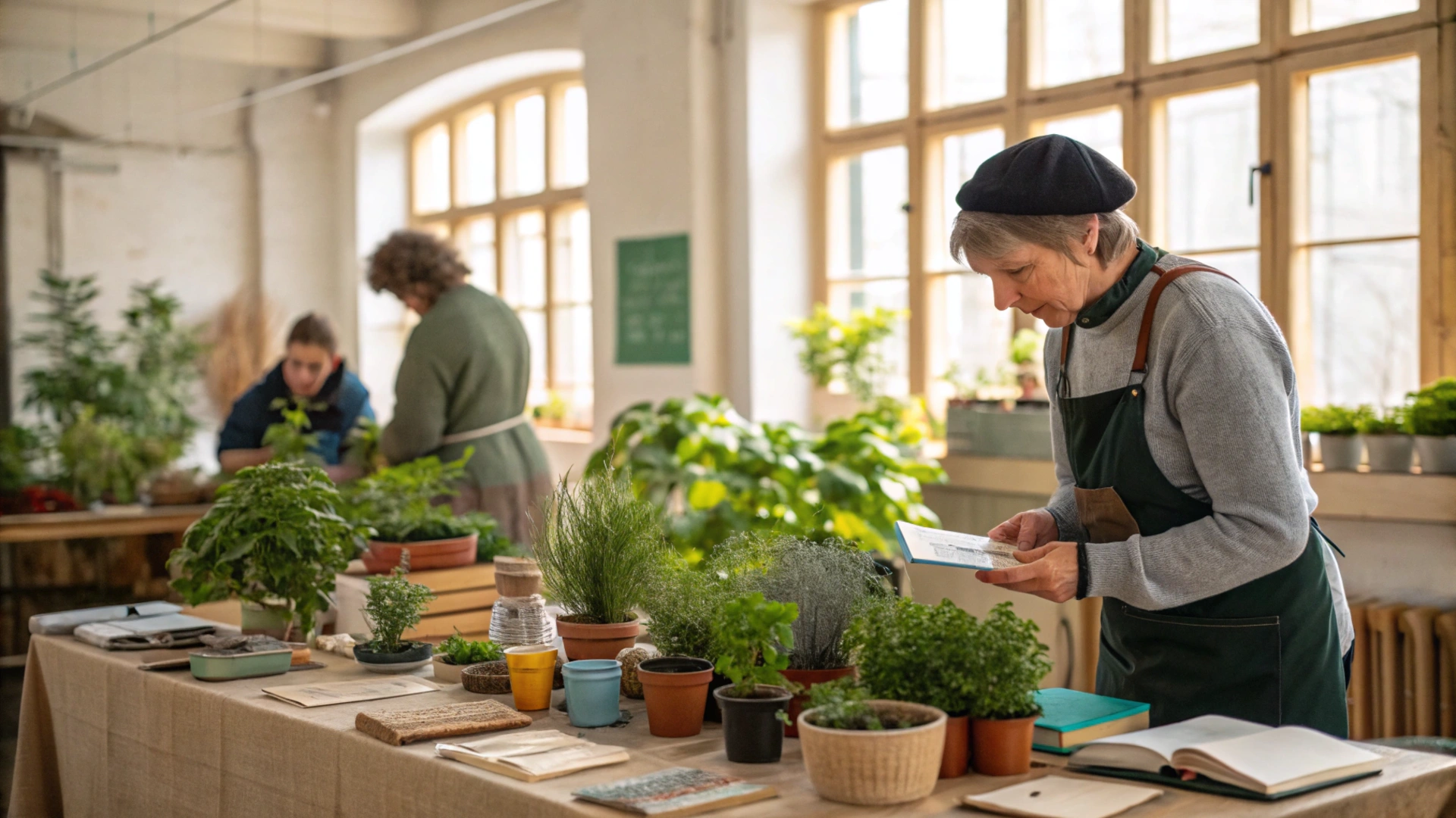 Spring Indoor Herb Foraging Class