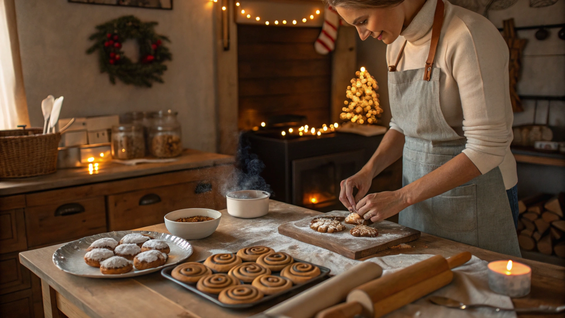 Winter Indoor Baking Day