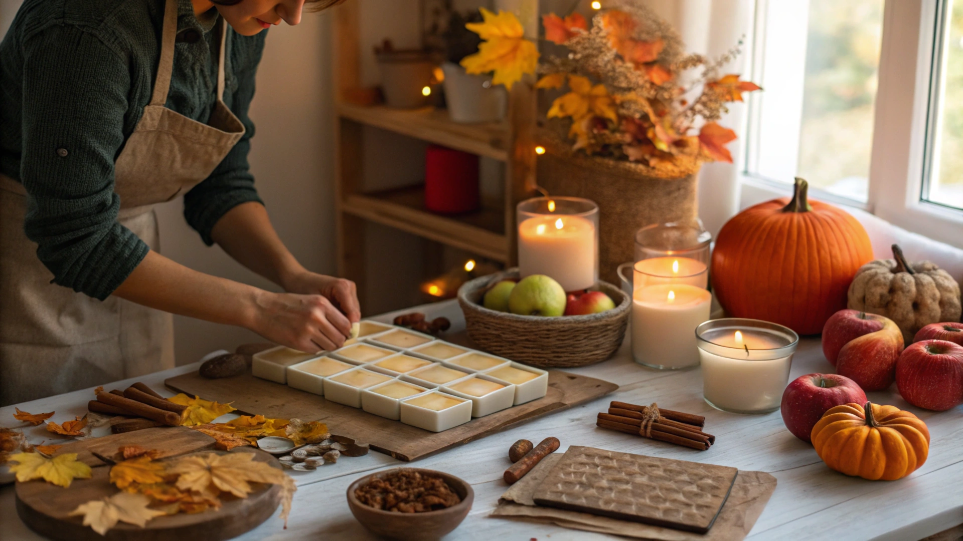 Autumn Indoor Soap Making