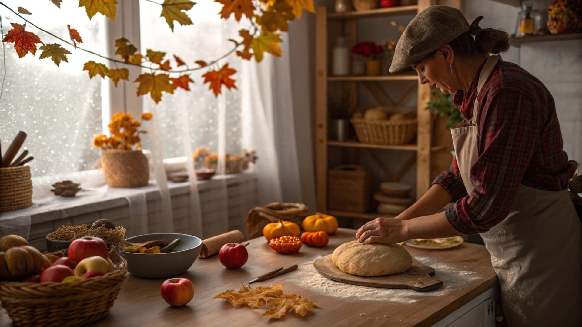 Autumn Indoor Bread Baking