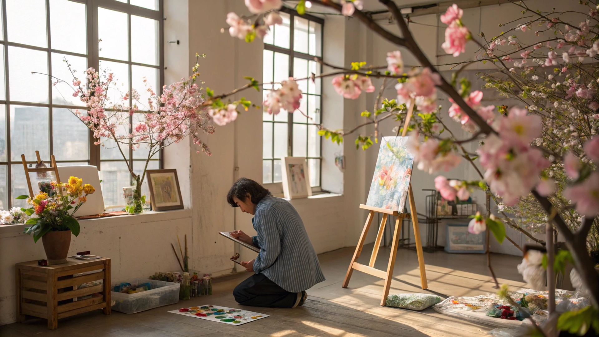 Spring Indoor Art Workshop
