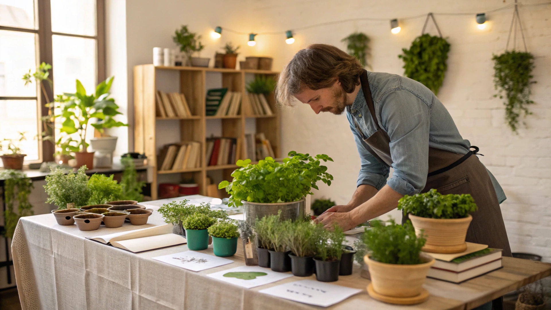 Spring Indoor Herb Workshop