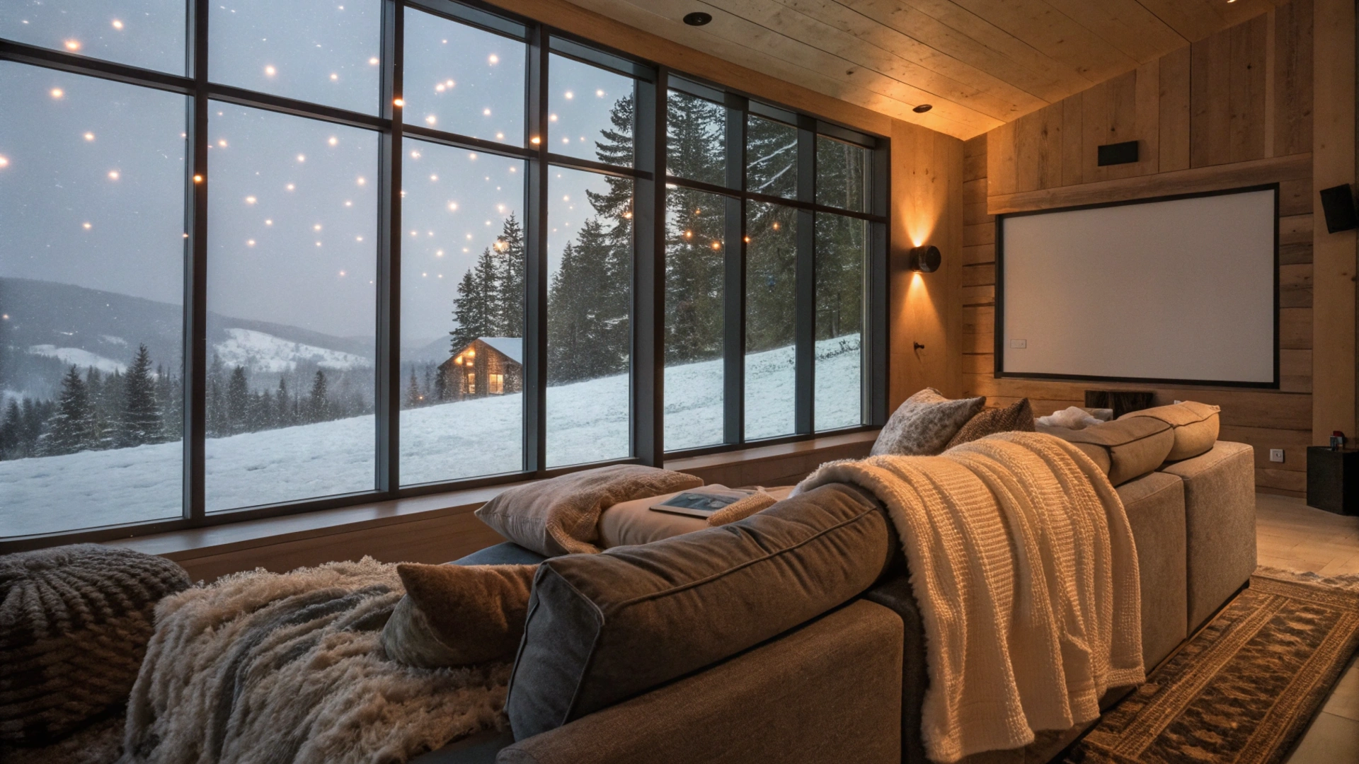 Winter Indoor Movie Night