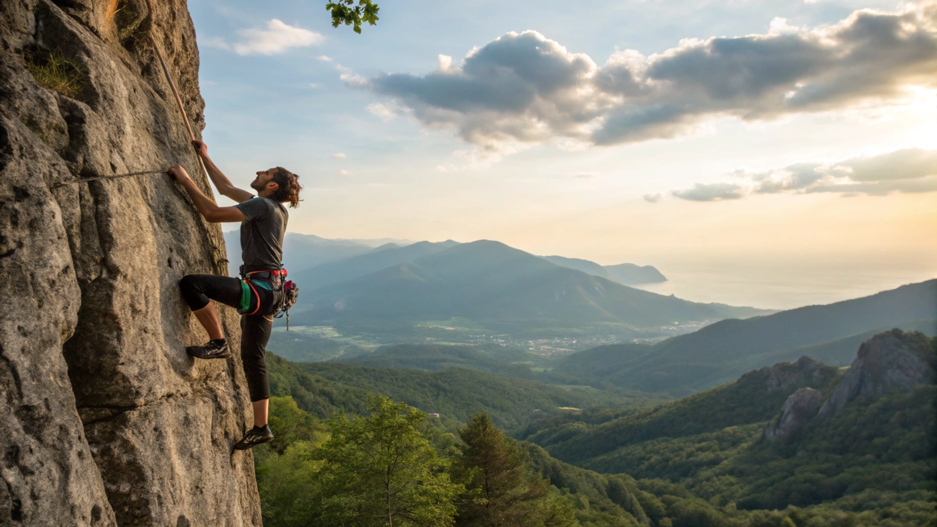 Summer Outdoor Rock Climbing
