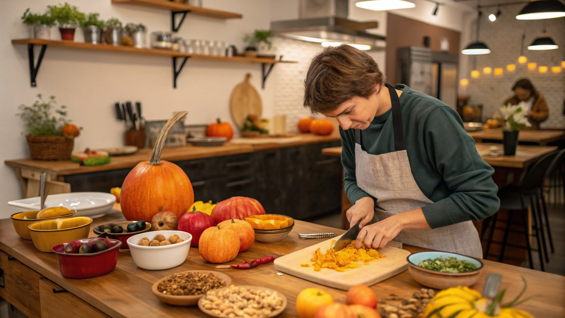 Autumn Indoor Cooking Class