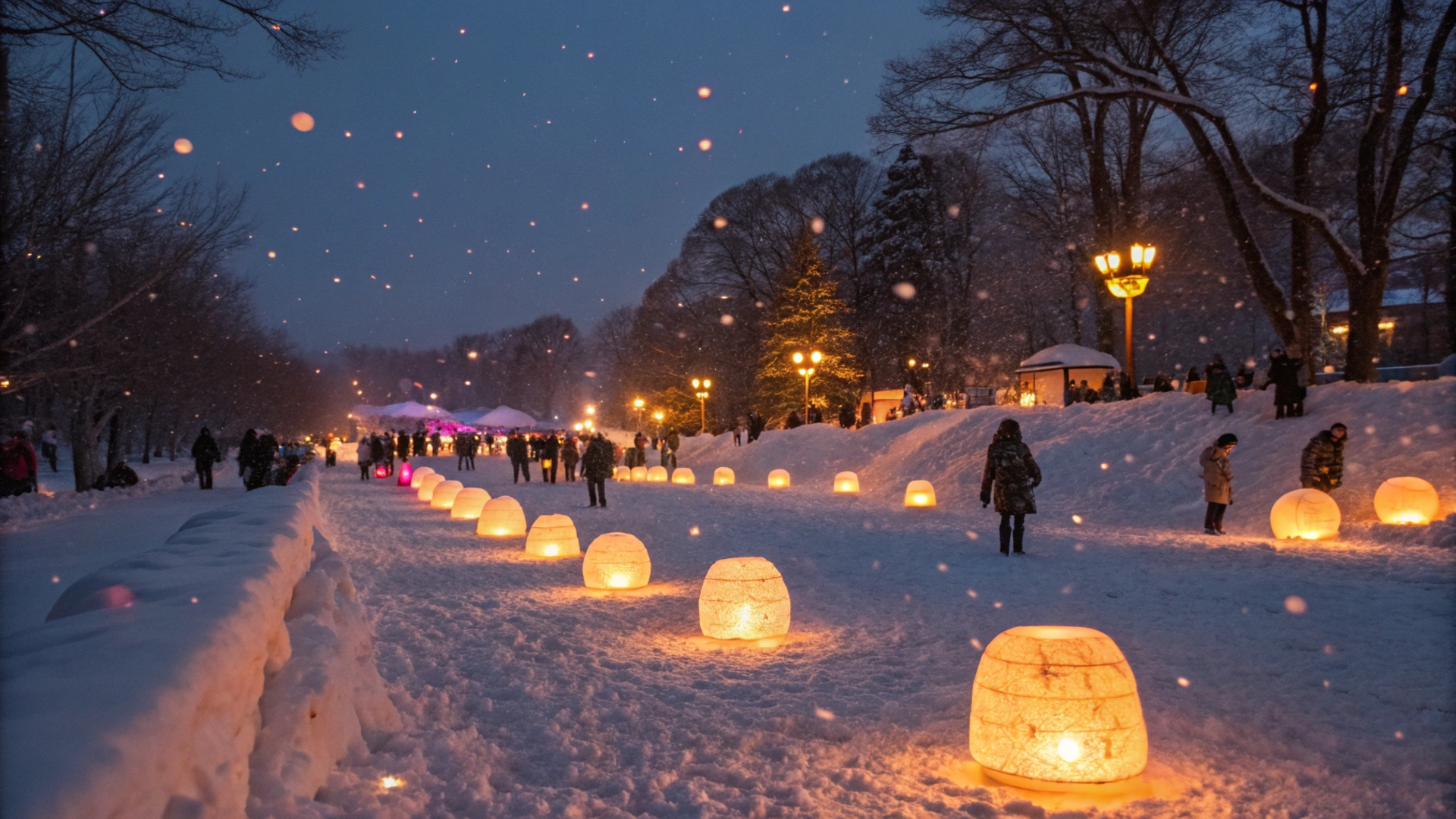 Winter Snow Lantern Festival