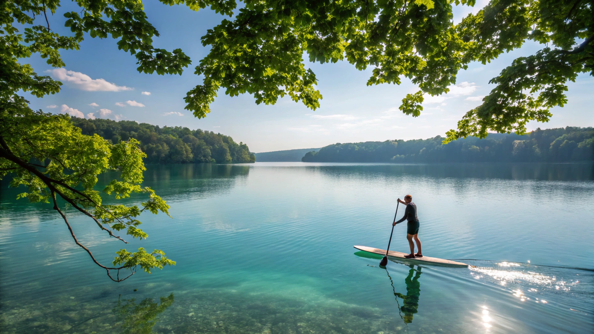 Summer Stand-Up Paddleboarding