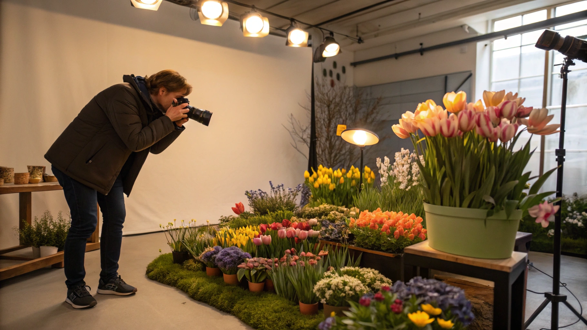Spring Indoor Flower Photography