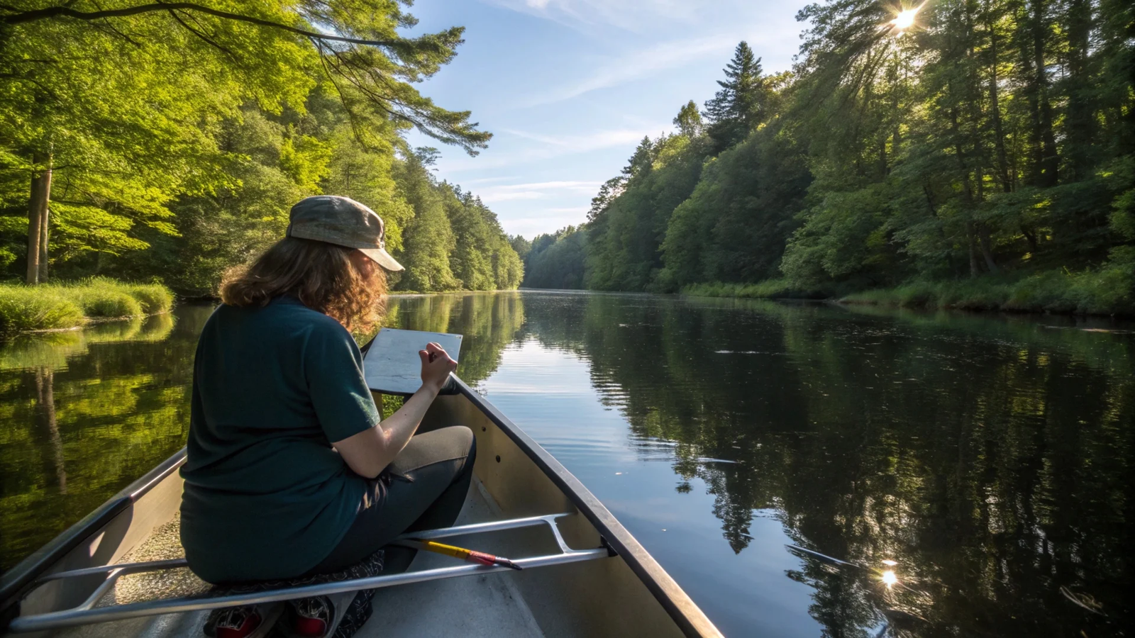 Kayaking and Nature Journaling