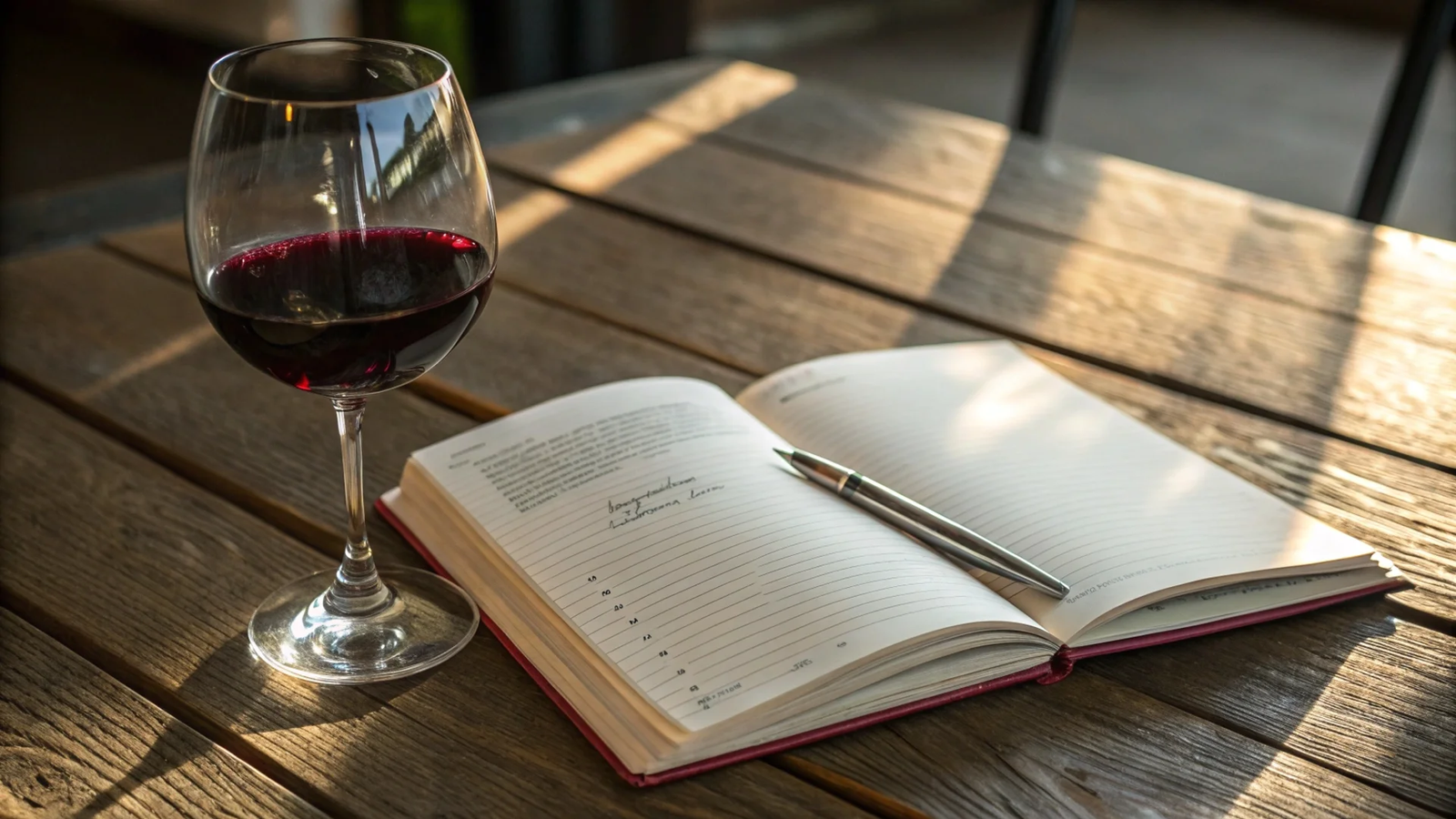 Luxury Wine Tasting and Journaling