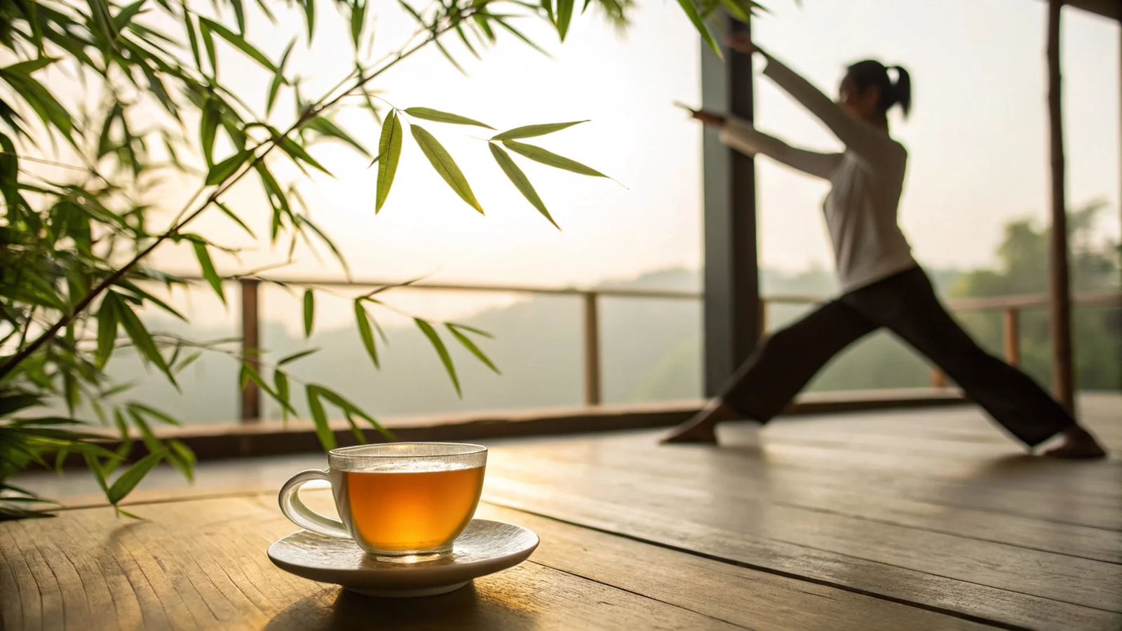 Bamboo Forest Tai Chi and Saffron Tea Rituals