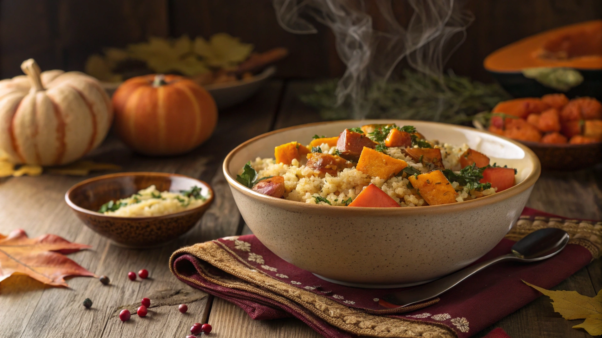 Autumn Squash Couscous Bowl