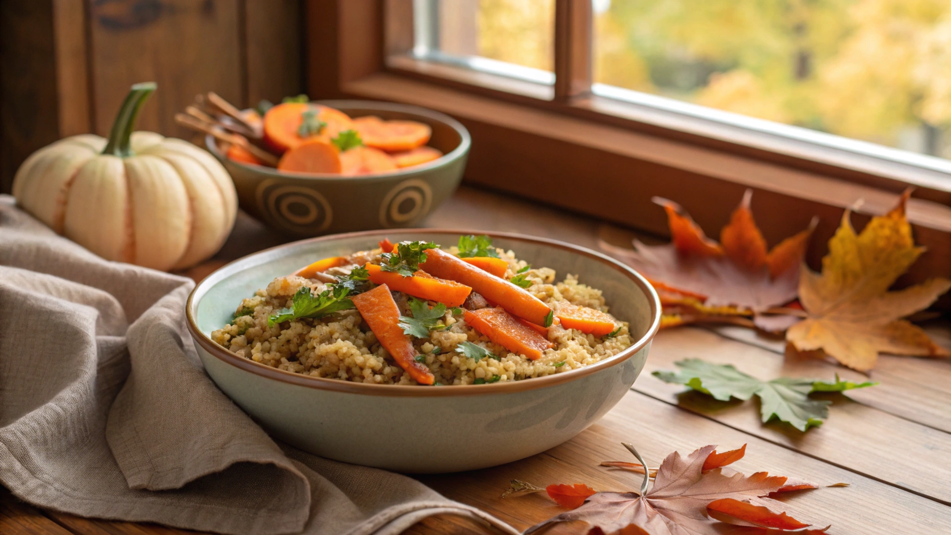 Autumn Roasted Carrot Quinoa