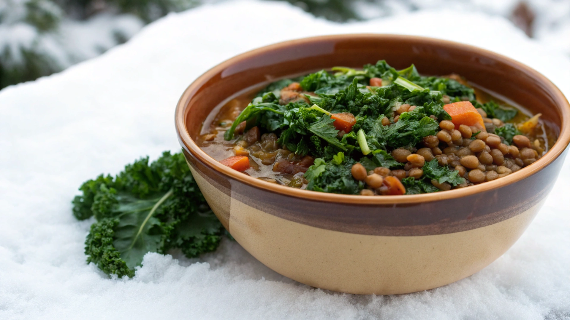 Winter Kale Lentil Stew