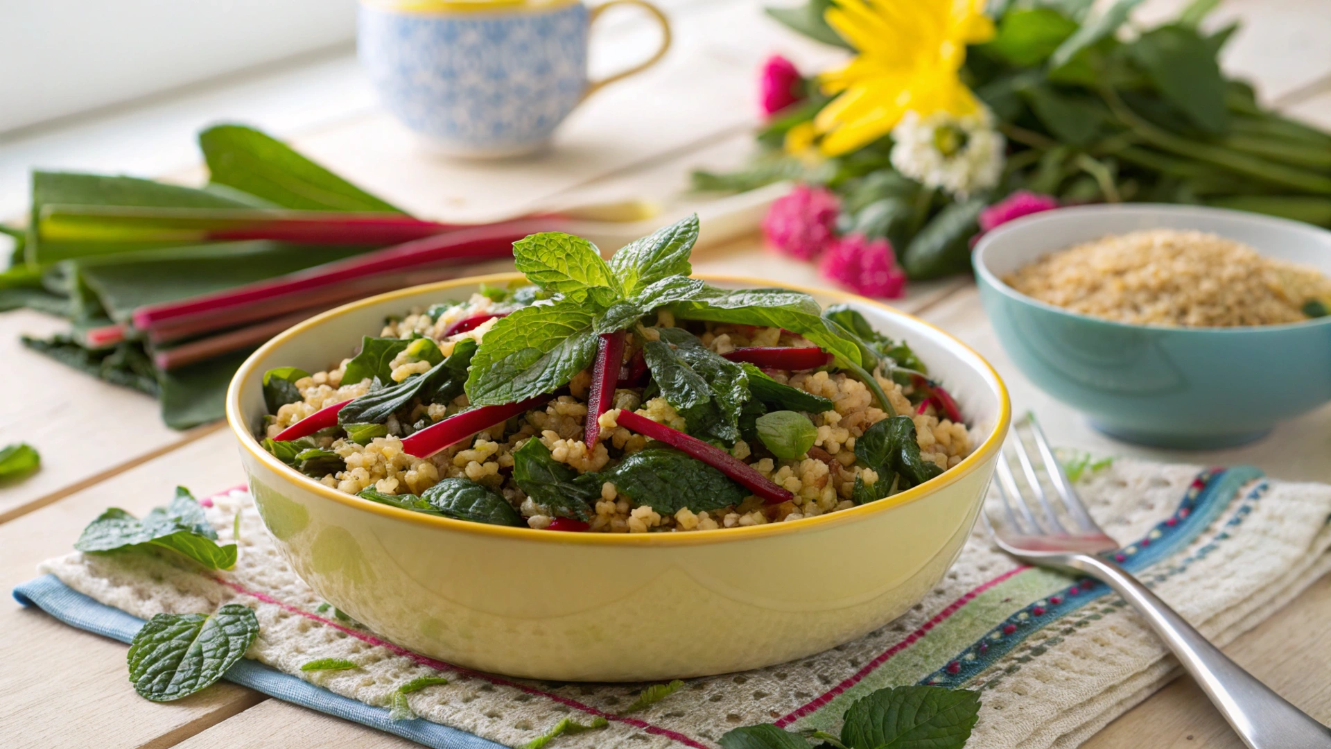 Spring Radish Herb Salad