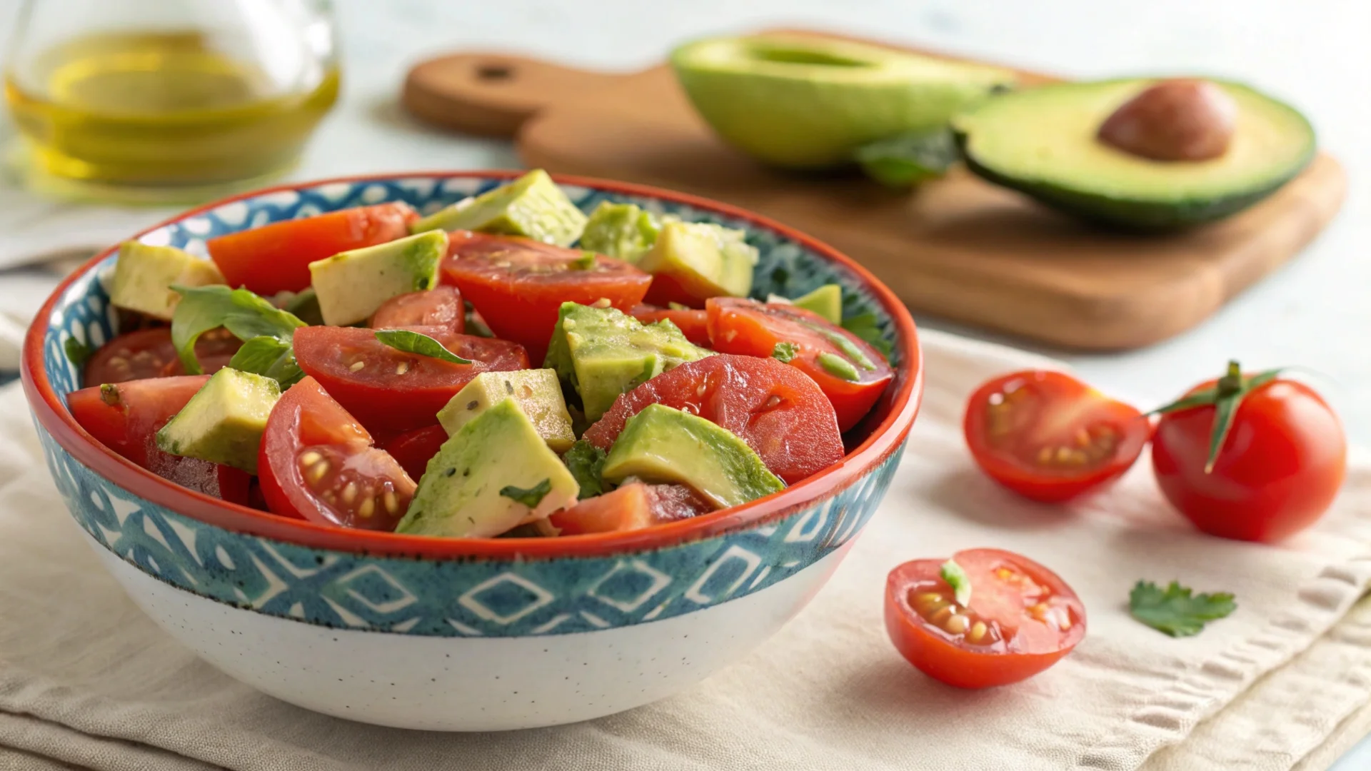 Summer Tomato Avocado Bowl