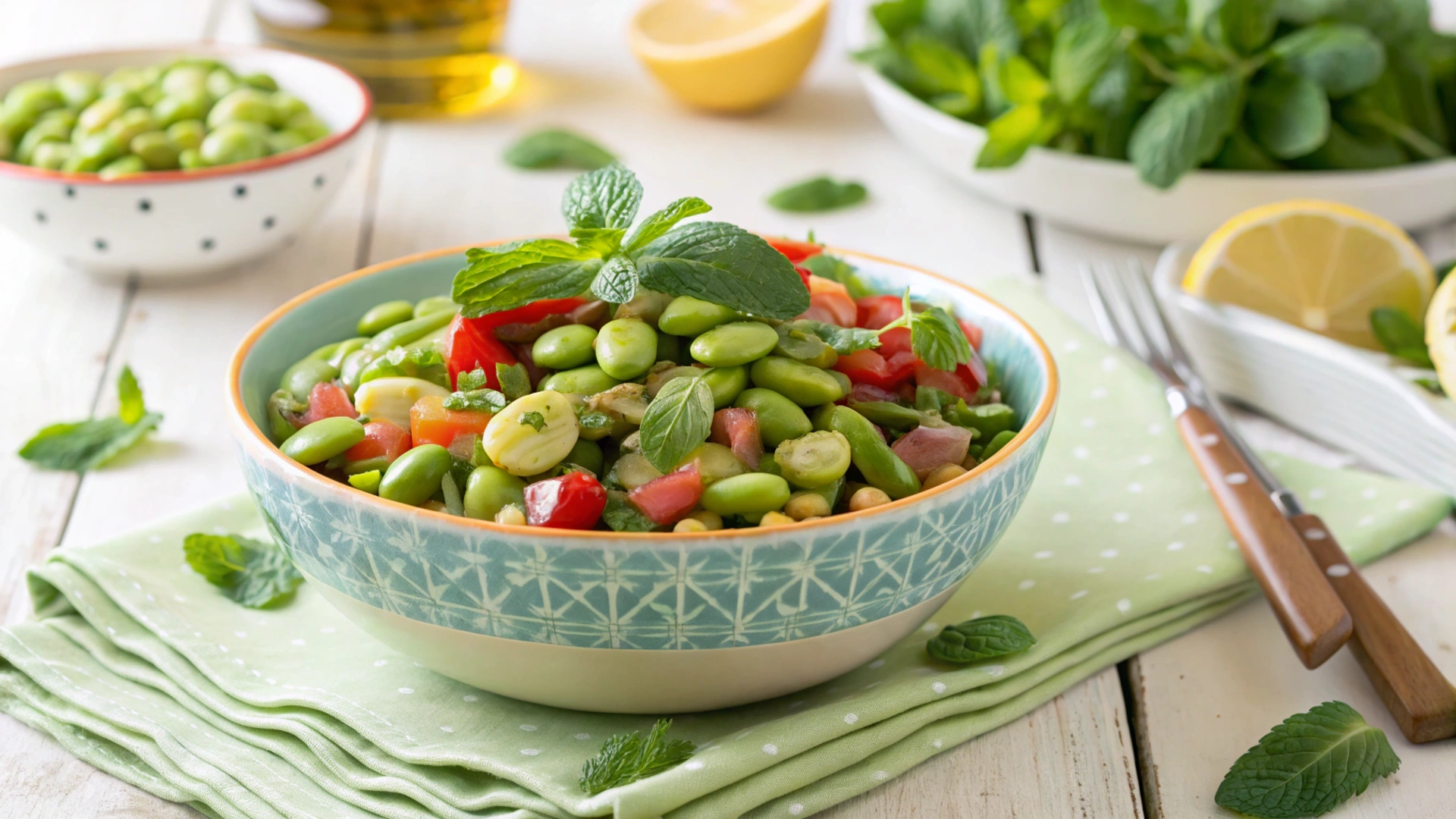 Spring Fava Bean Quinoa