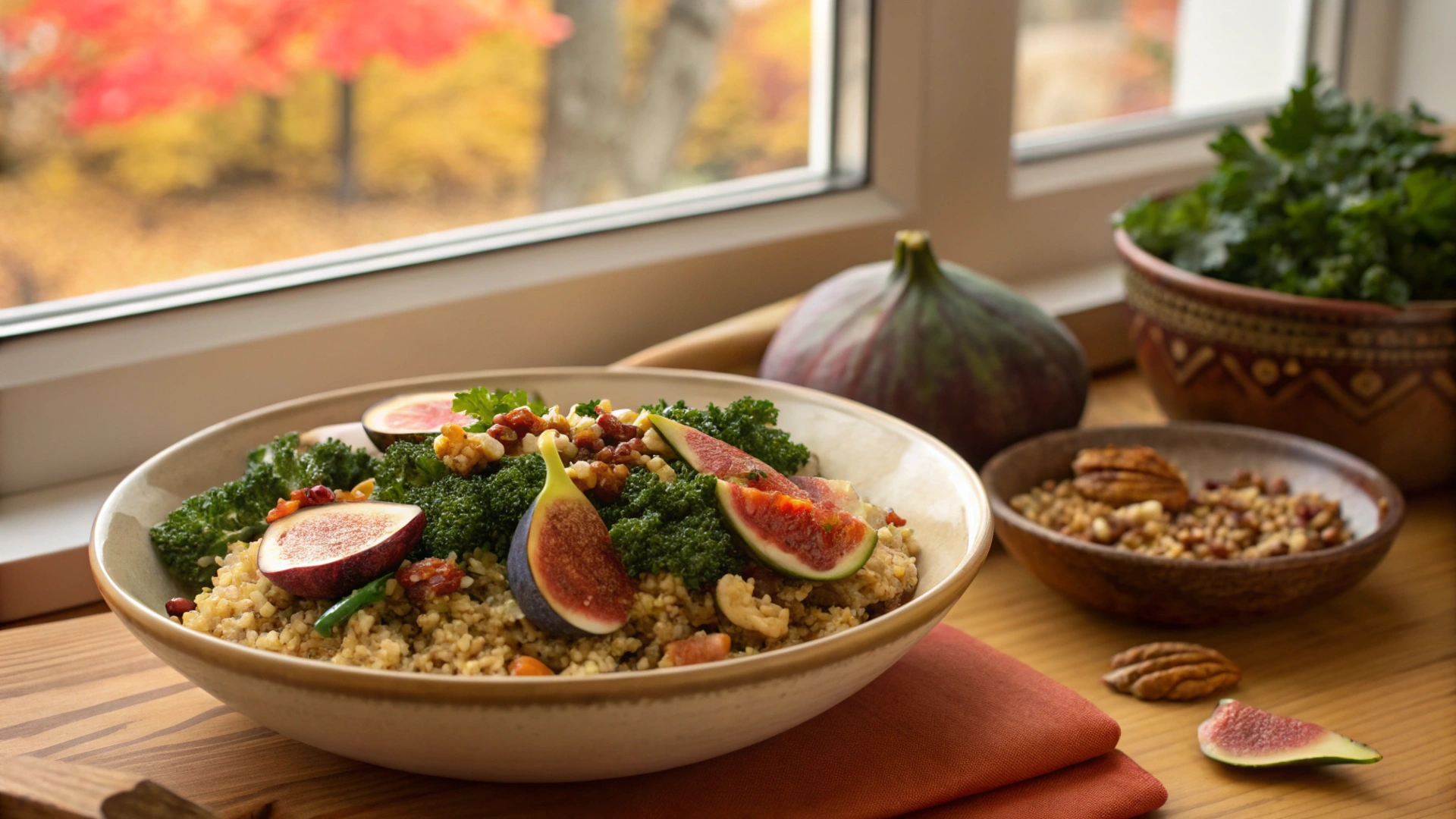 Autumn Roasted Beet Spinach Salad