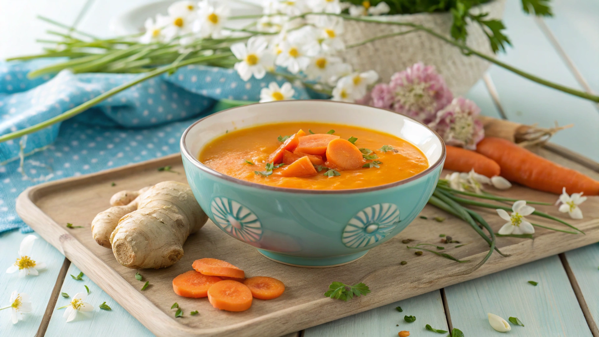 Spring Carrot Ginger Soup