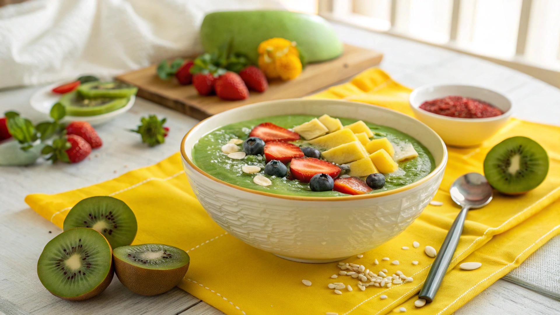 Spring Green Smoothie Bowl