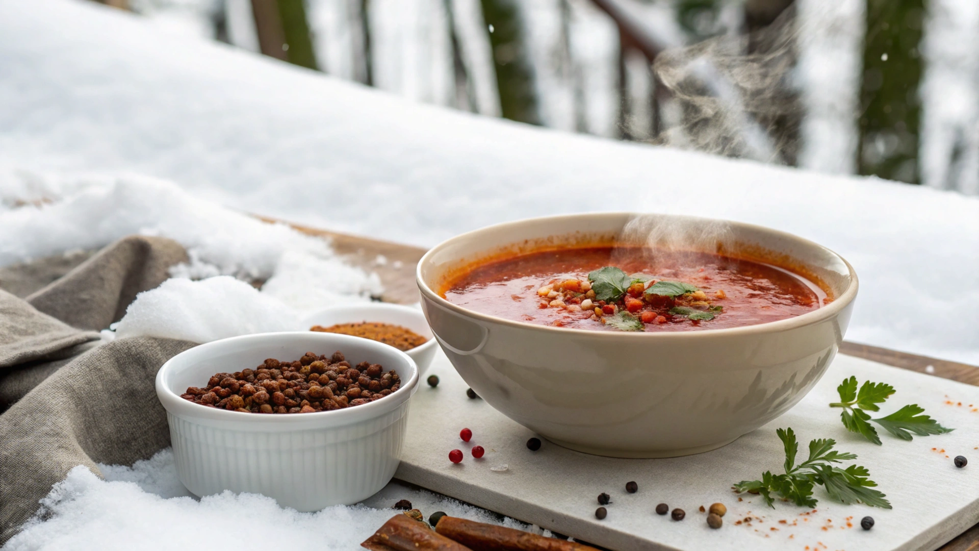 Winter Spiced Lentil Soup