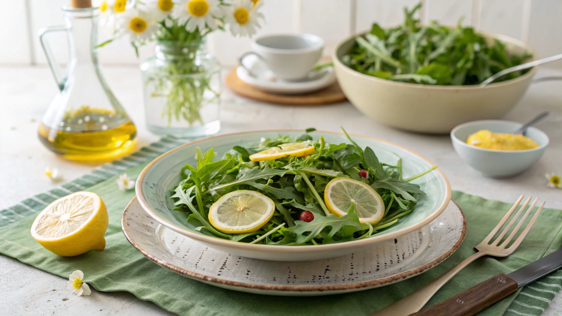 Spring Arugula Lemon Salad