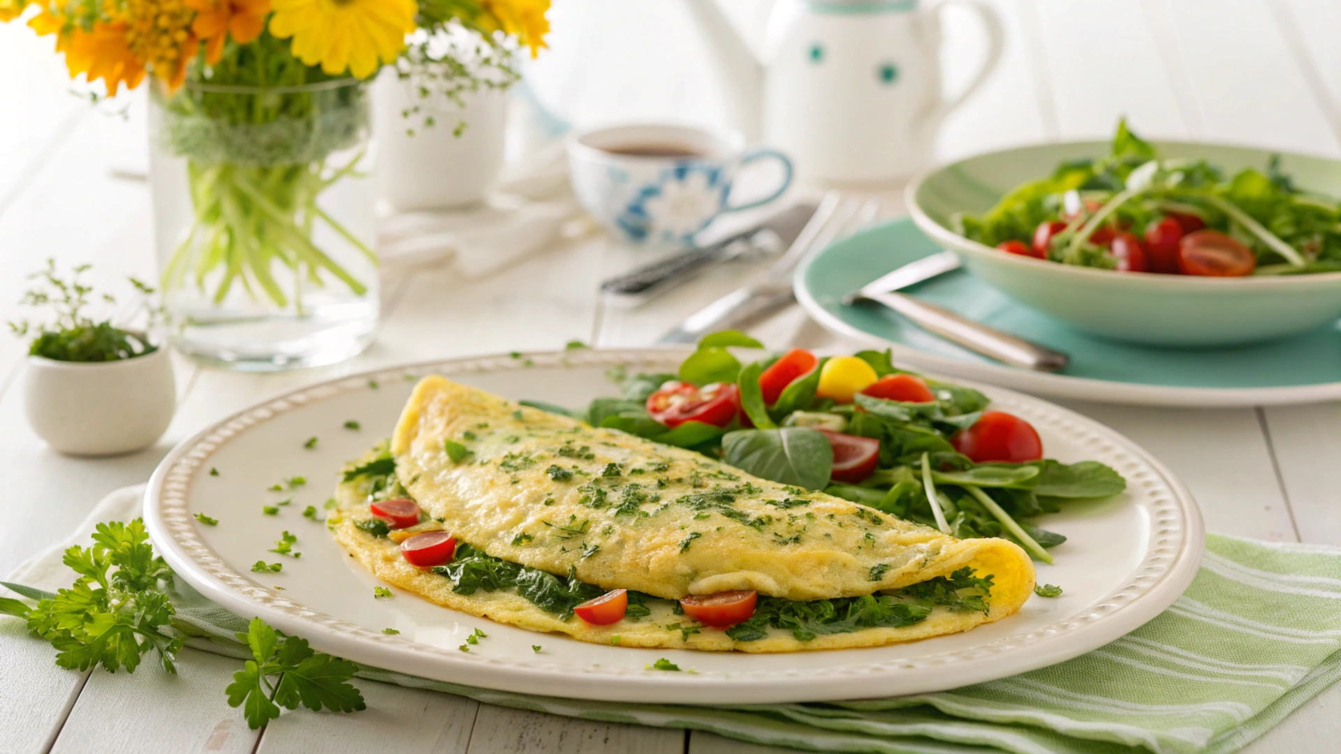 Spring Herb Omelette