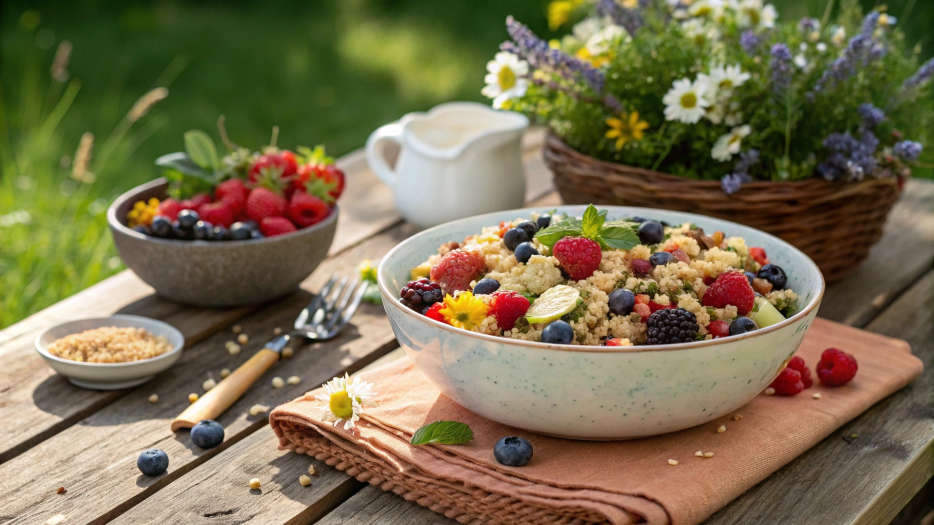 Summer Berry Quinoa Salad