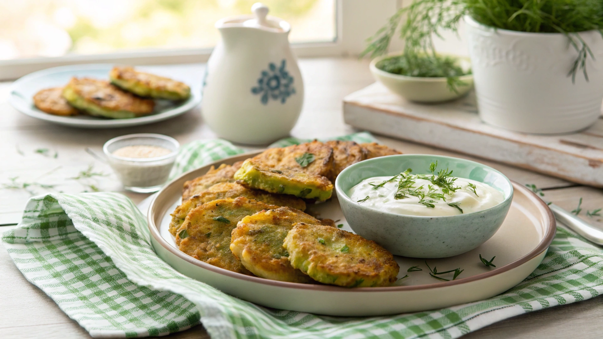 Spring Zucchini Fritters