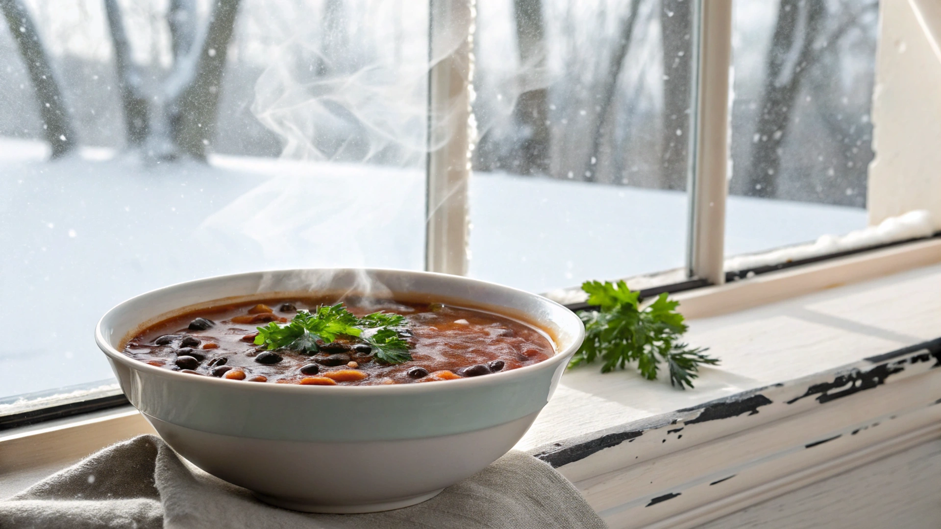 Winter Black Bean Soup