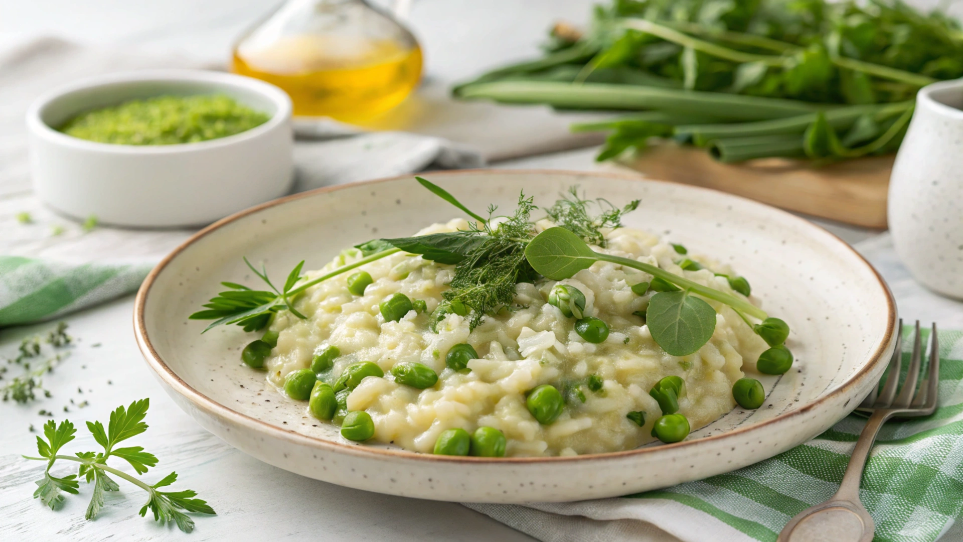 Spring Pea Risotto