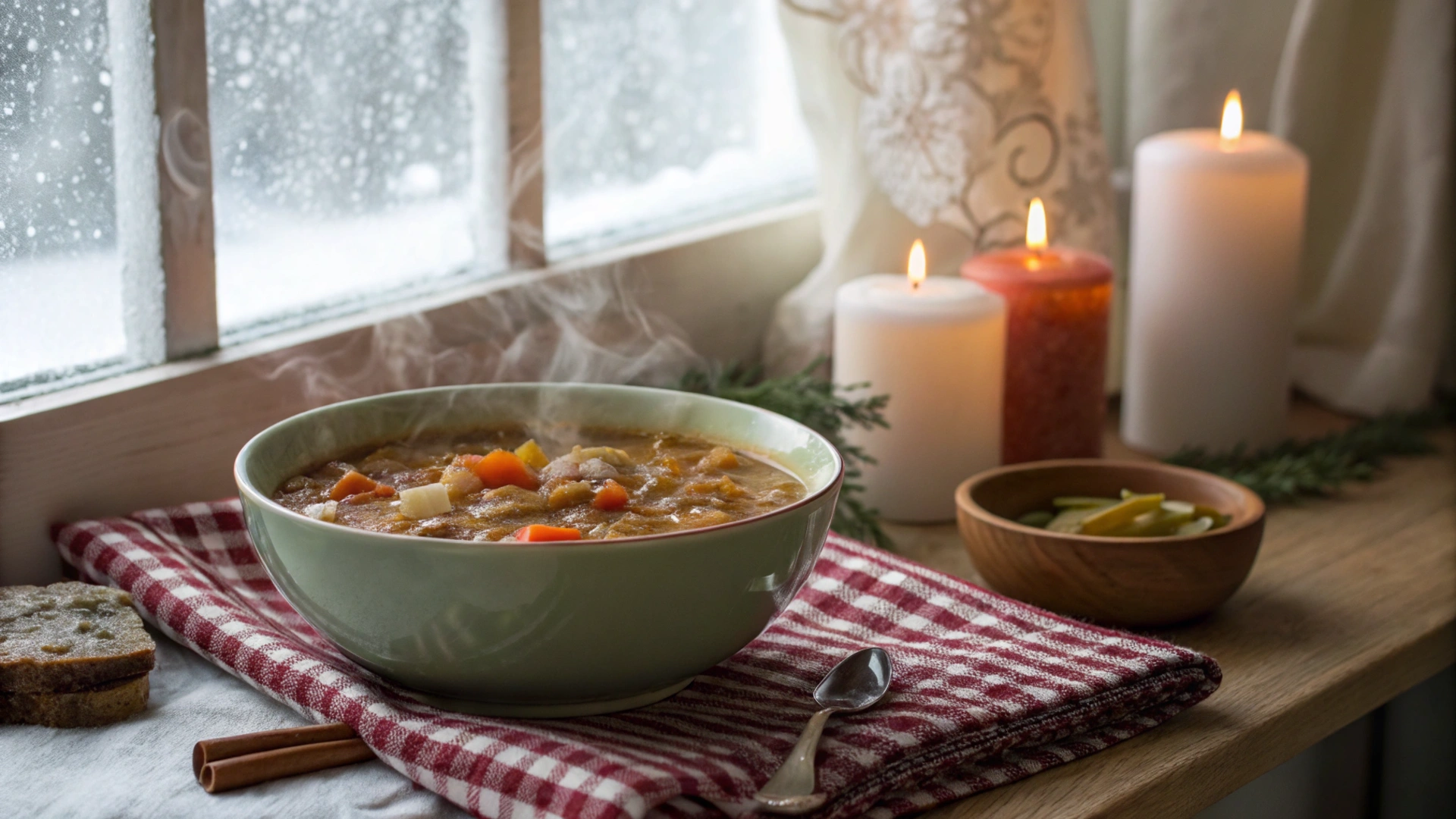 Winter Cabbage Lentil Soup