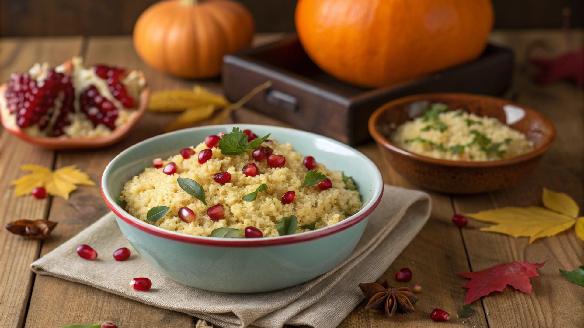 Autumn Pomegranate Couscous