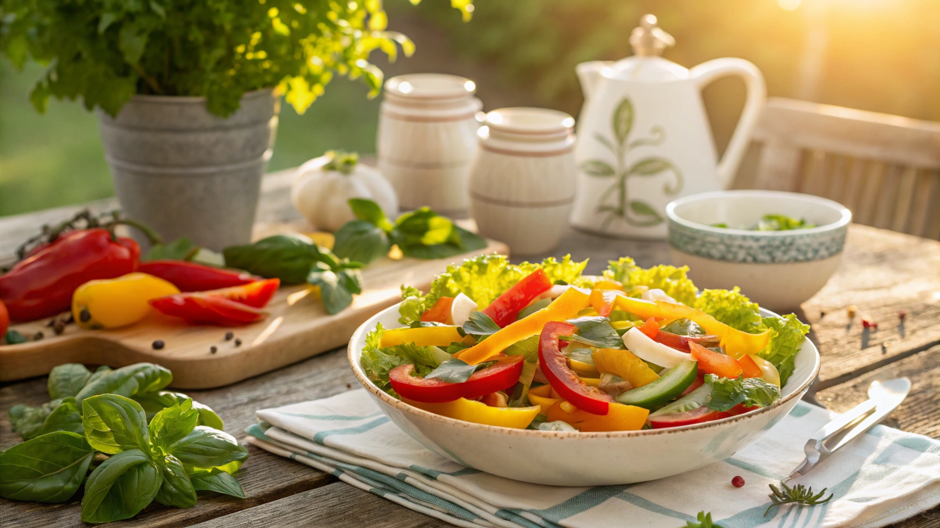 Summer Bell Pepper Salad
