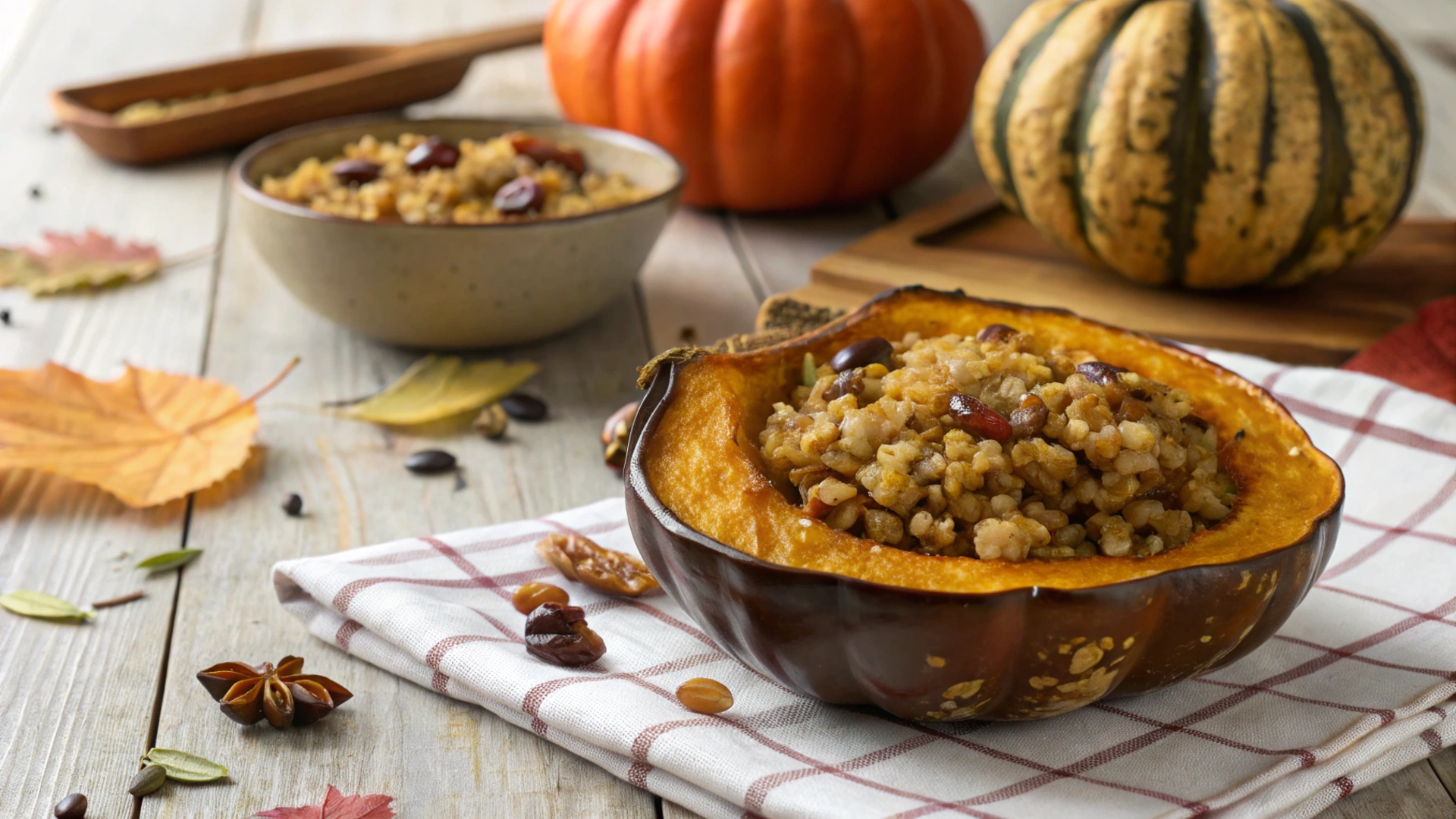 Autumn Acorn Squash Bowl