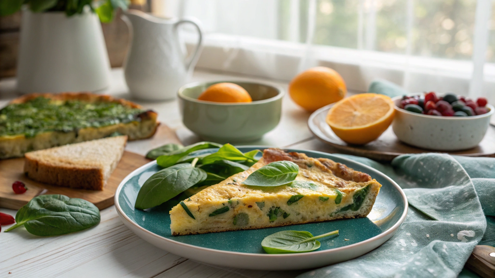 Spring Spinach Frittata