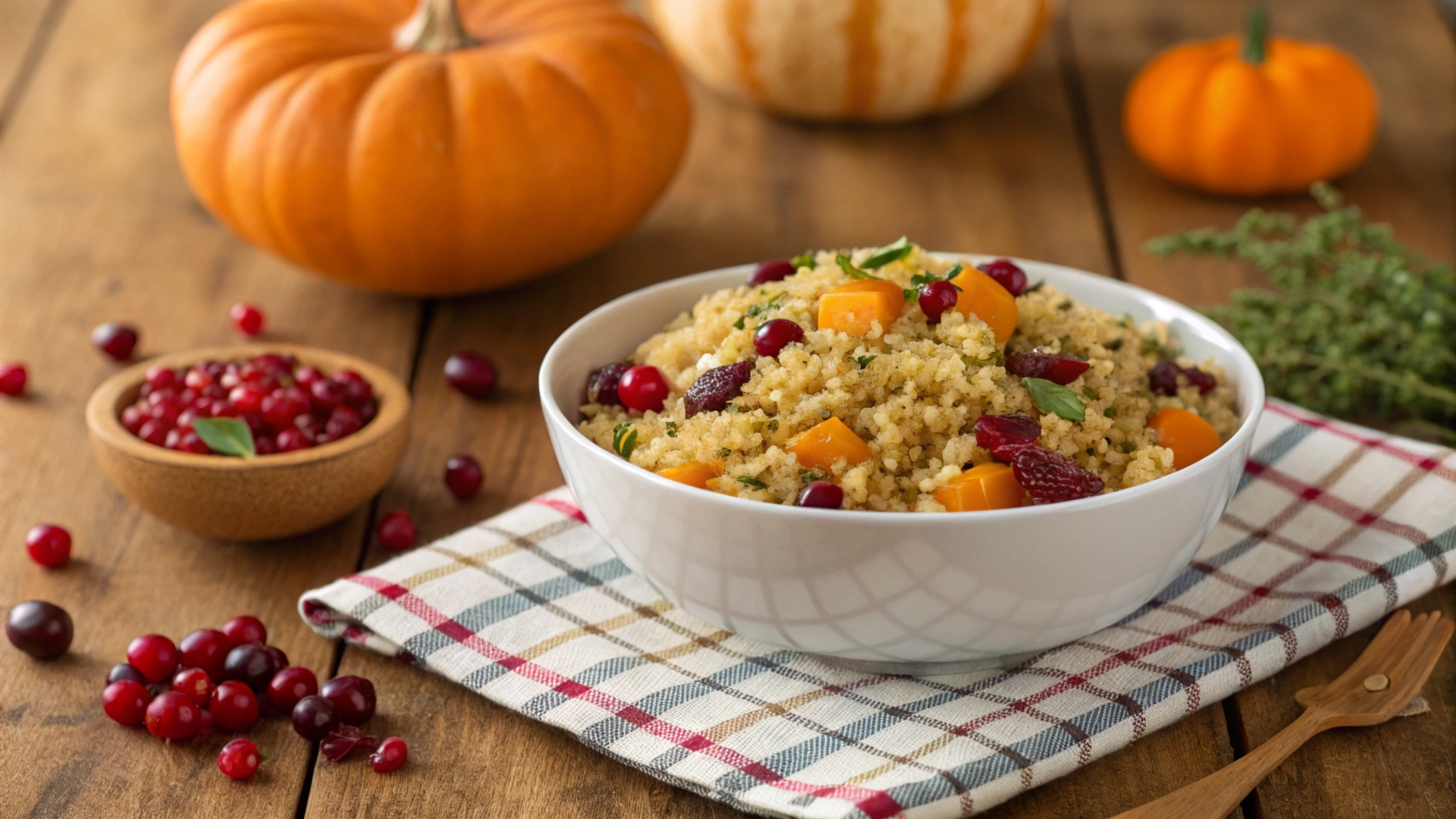 Autumn Cranberry Quinoa