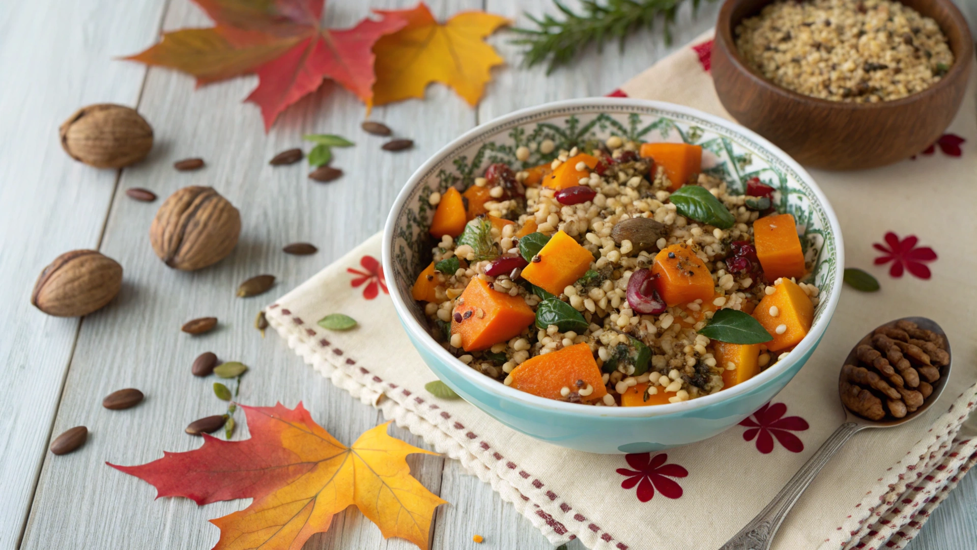 Autumn Pumpkin Quinoa Salad