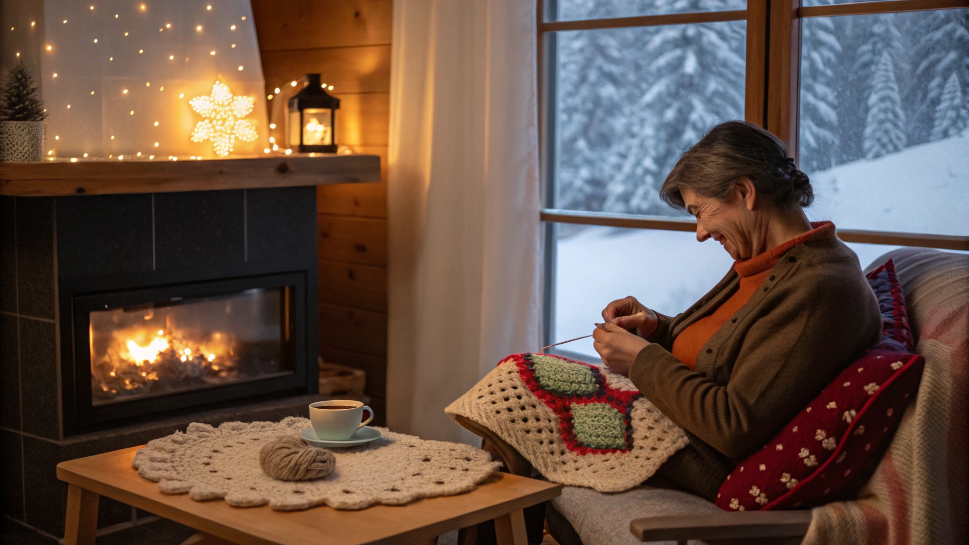 Winter Crochet Table Mats