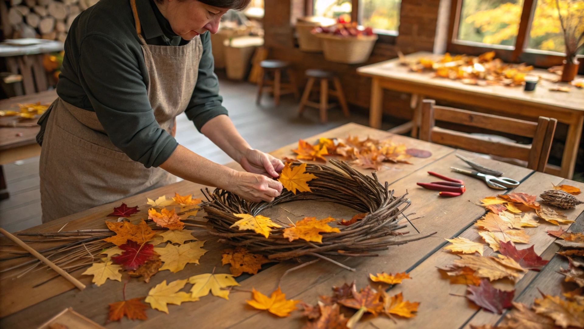 Autumn Twig Table Decor