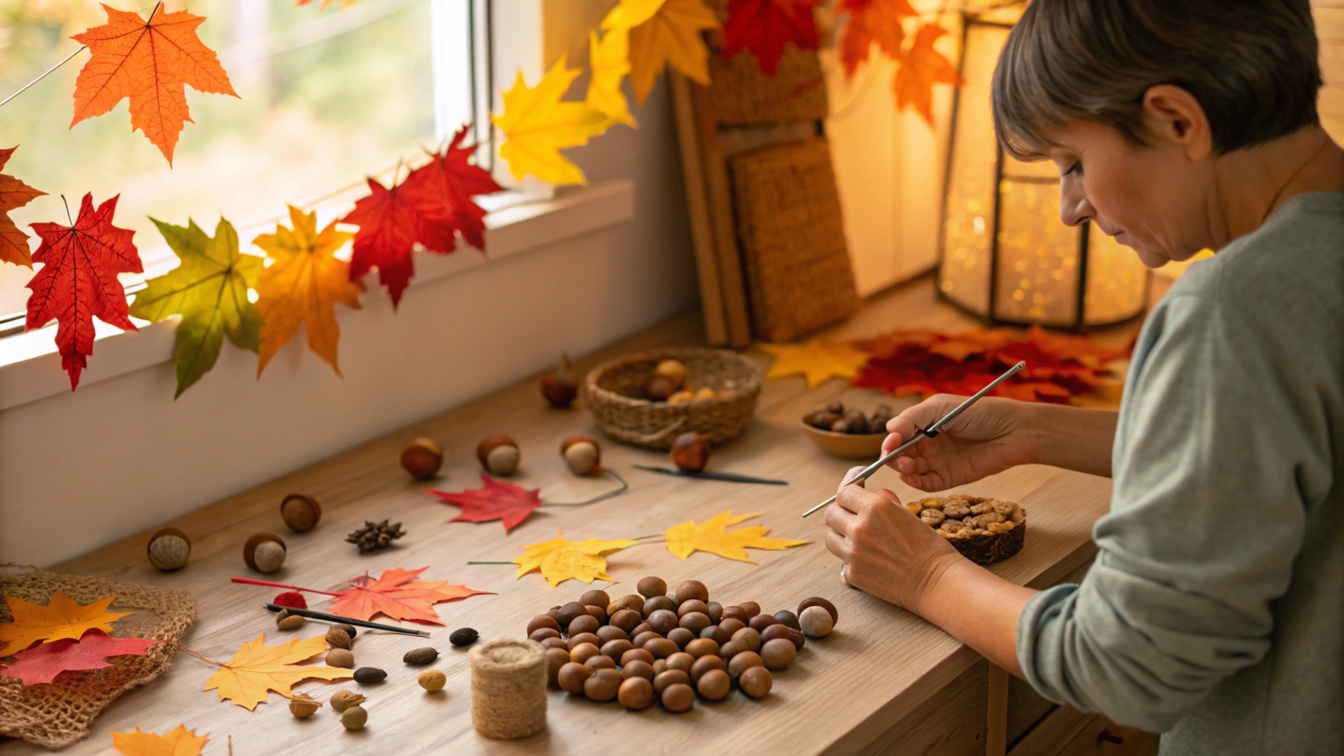 Autumn Acorn Ornament Craft