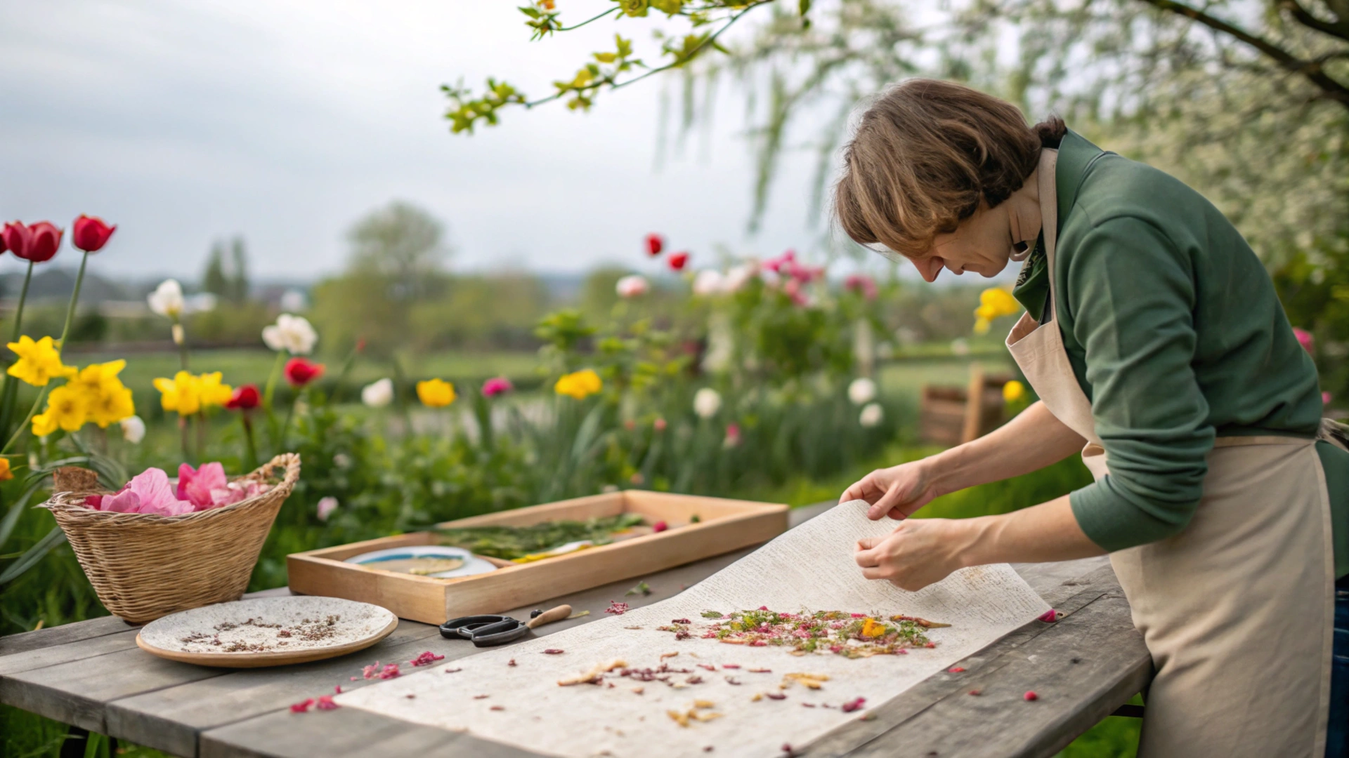 Spring Handmade Seed Paper