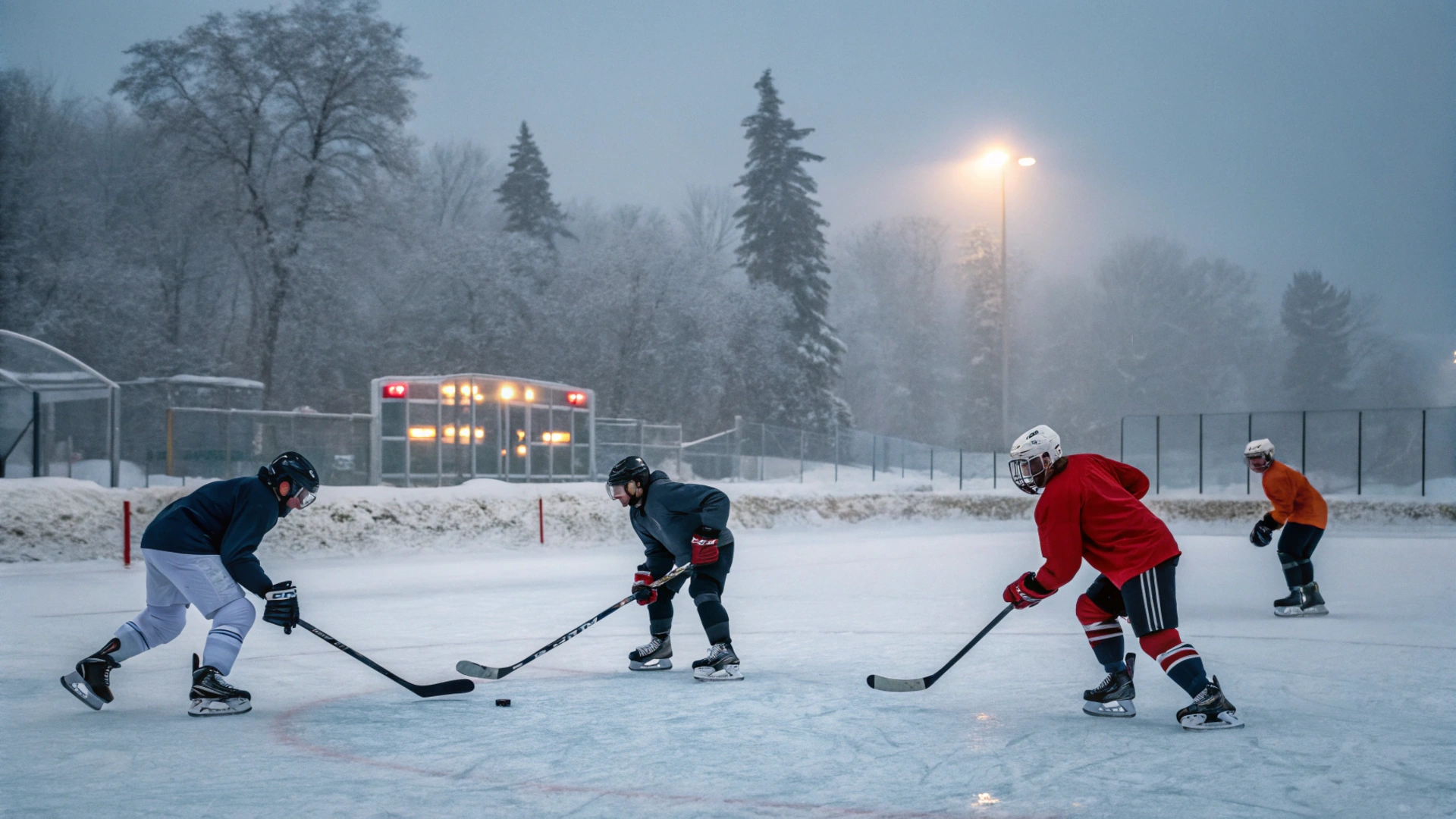 Winter Ice Hockey Skill Workshop