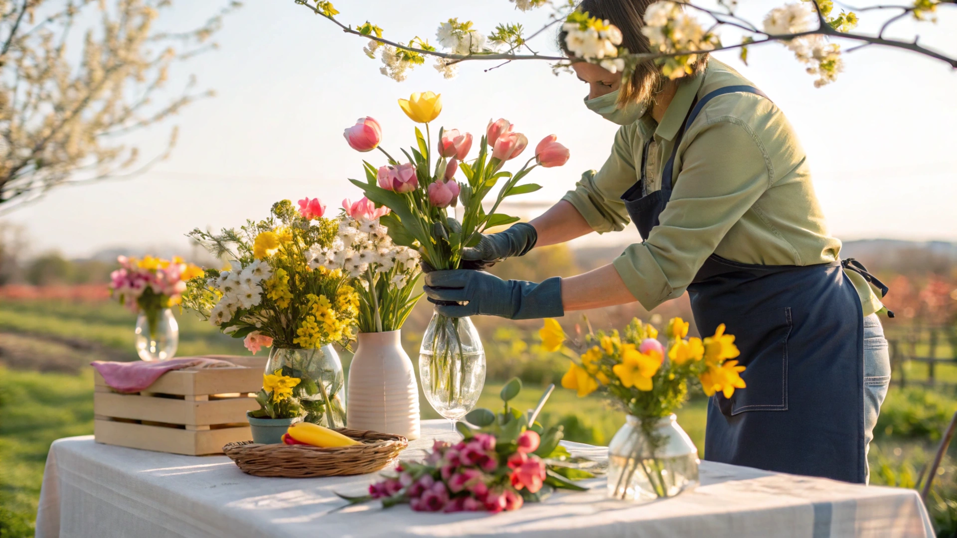 Spring Flower Arranging Class