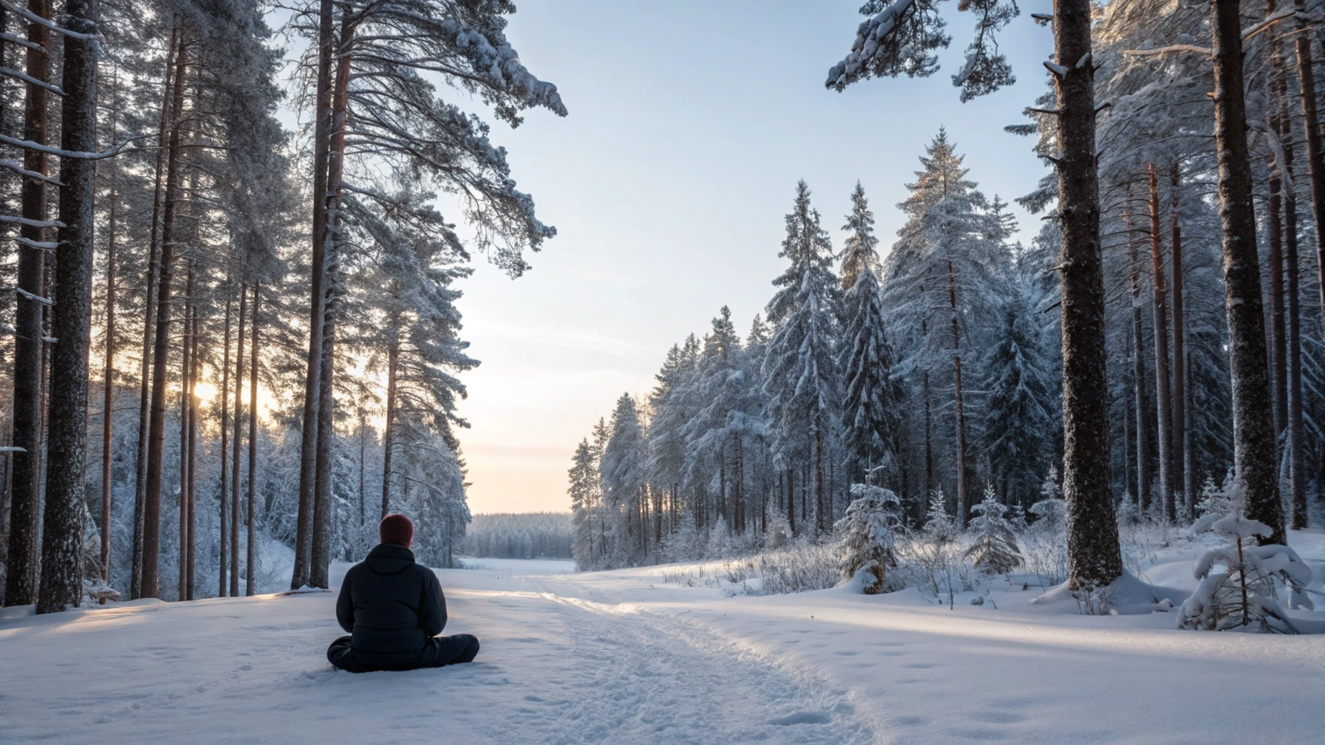 Winter Snowy Meditation